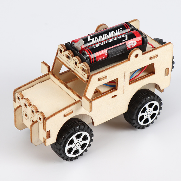 Experiment Game Learning Physics DIY Car Science Toys Kit Electric Vehicle Model