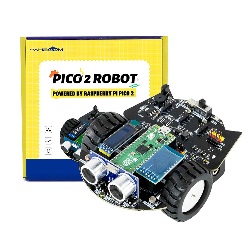 Hot sell STEM educational remote control coding robot toy learning kit exclude Raspberry Pi Pico 2 with battery