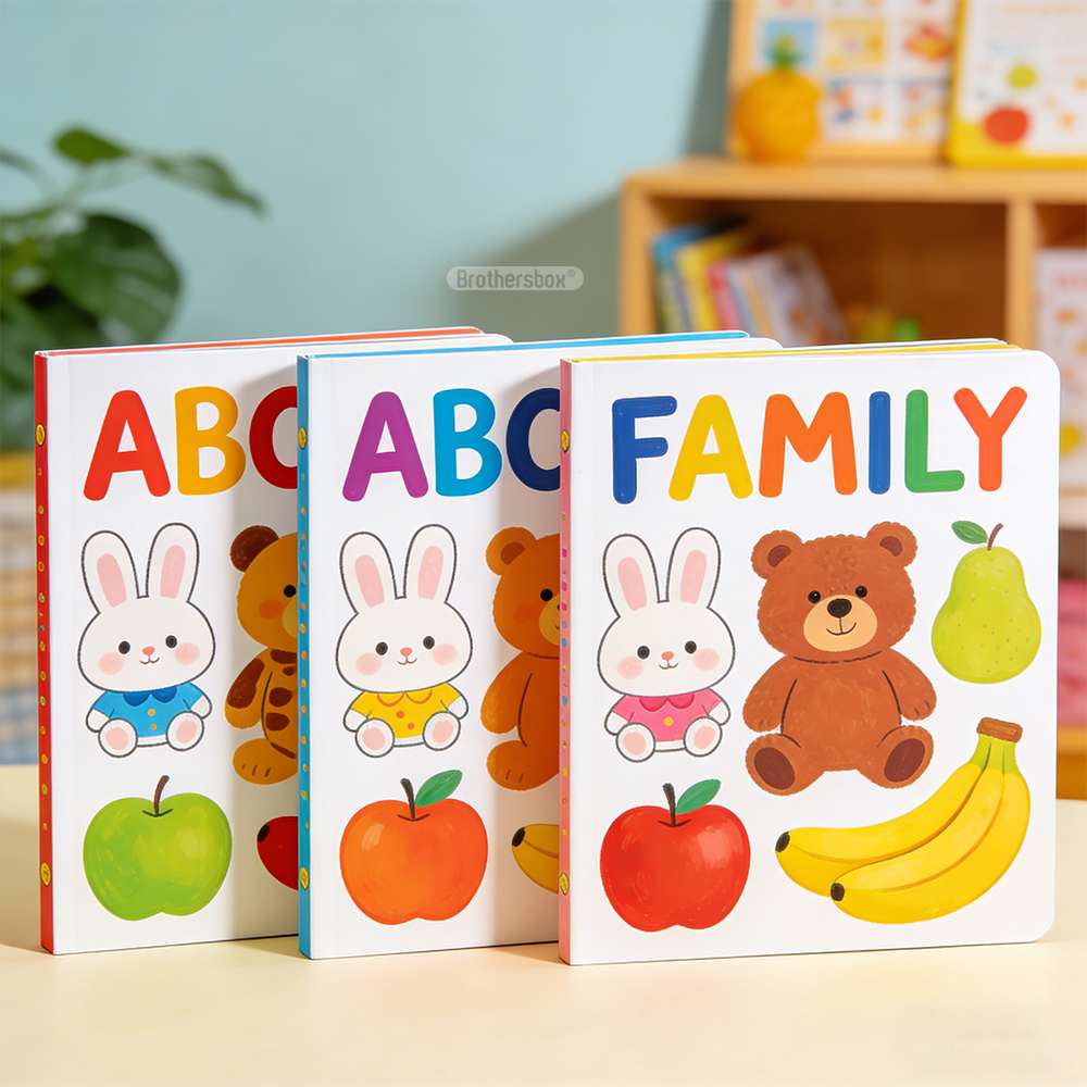 Biodegradable Eco-Friendly Early Learning Books Game Toy Kids Educational Toy Paper Busy Books