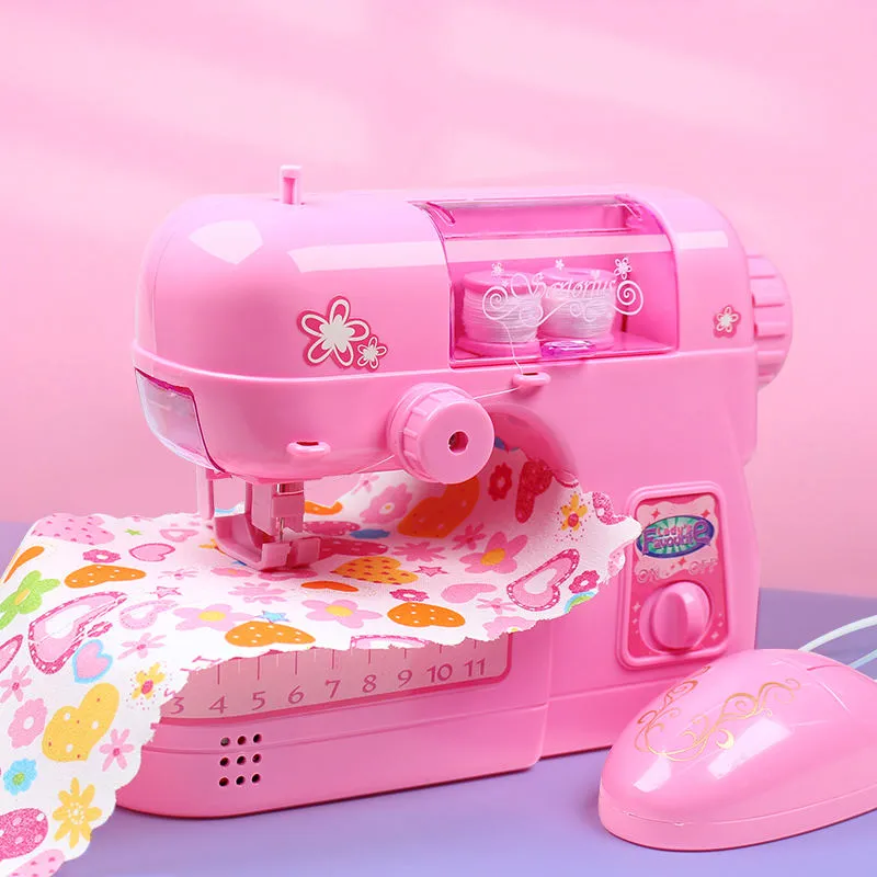 Children Play House Set Mini Plastic Sewing Machine Toy