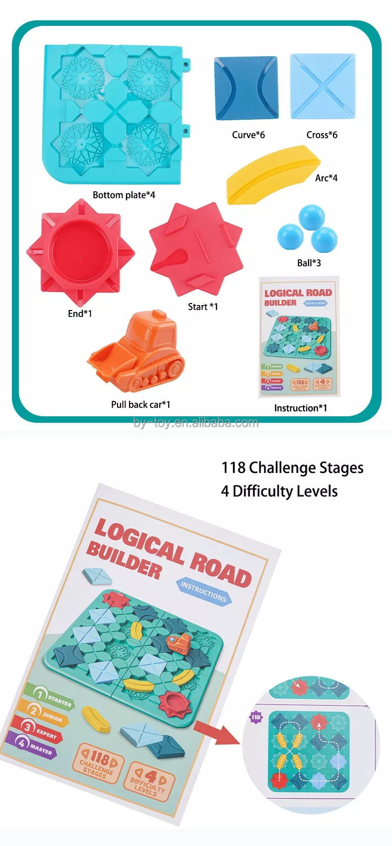 Kids Road Blocks Toy Details 6