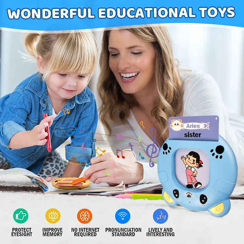 Toddler Learning Flash Card Set - Educational Toys for Kids