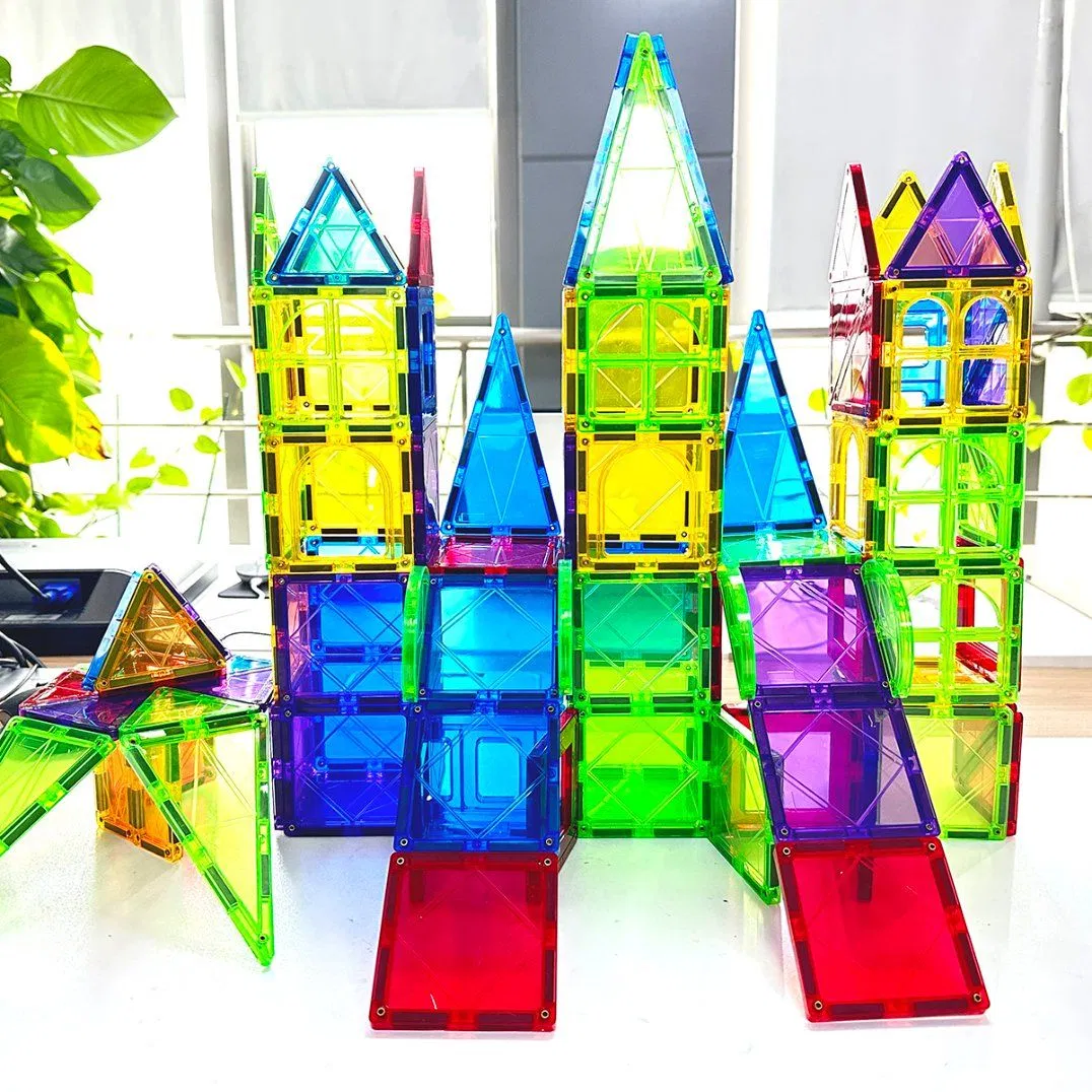 Magnetic Blocks Construction Kit Creative Stem Toys for Boys and Girls