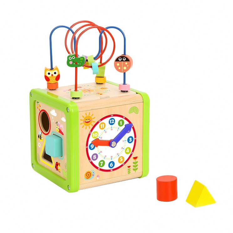 Wooden Educational Toy Centre for Kids Play Cube 2024 New