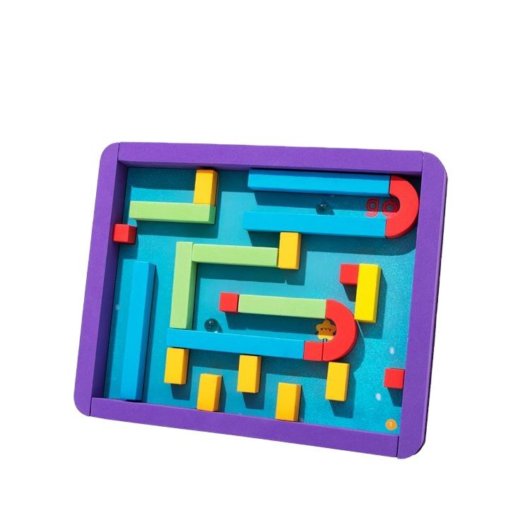 Creative Maze Kit Dly Magnet Building Block Construction Game Steam Toys Educational for Kids