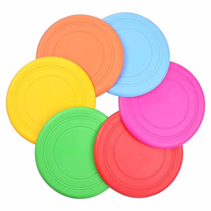 Outdoor Playing Lawn Game Soft Silicone Flying Disc Toy View 1