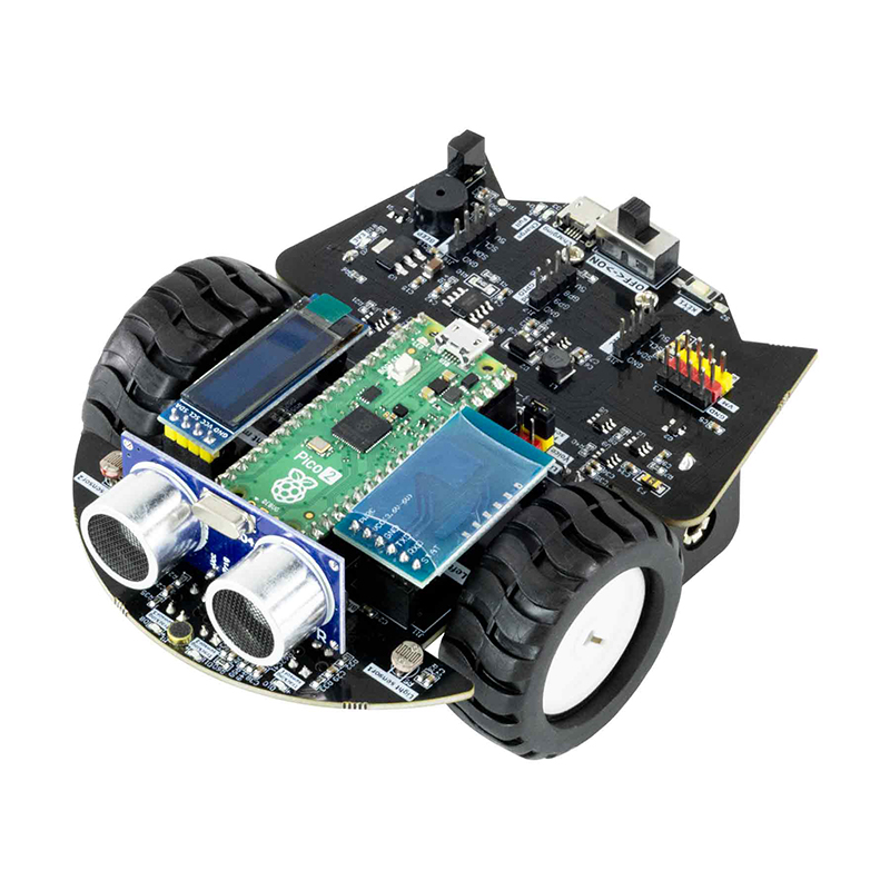 Hot sell STEM educational remote control coding robot toy learning kit exclude Raspberry Pi Pico 2 with battery