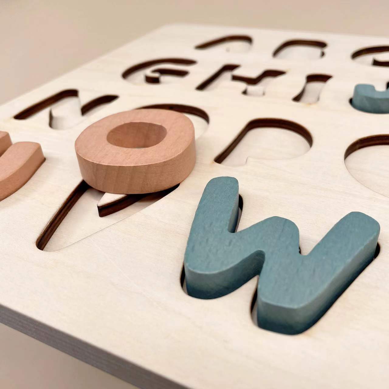 Montessori Letter Matching Board Children Shape Recognition Early Childhood Education Toy Learning Toy