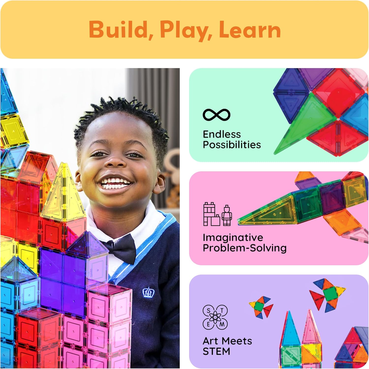 Magnetic Tiles Playboard Build 3