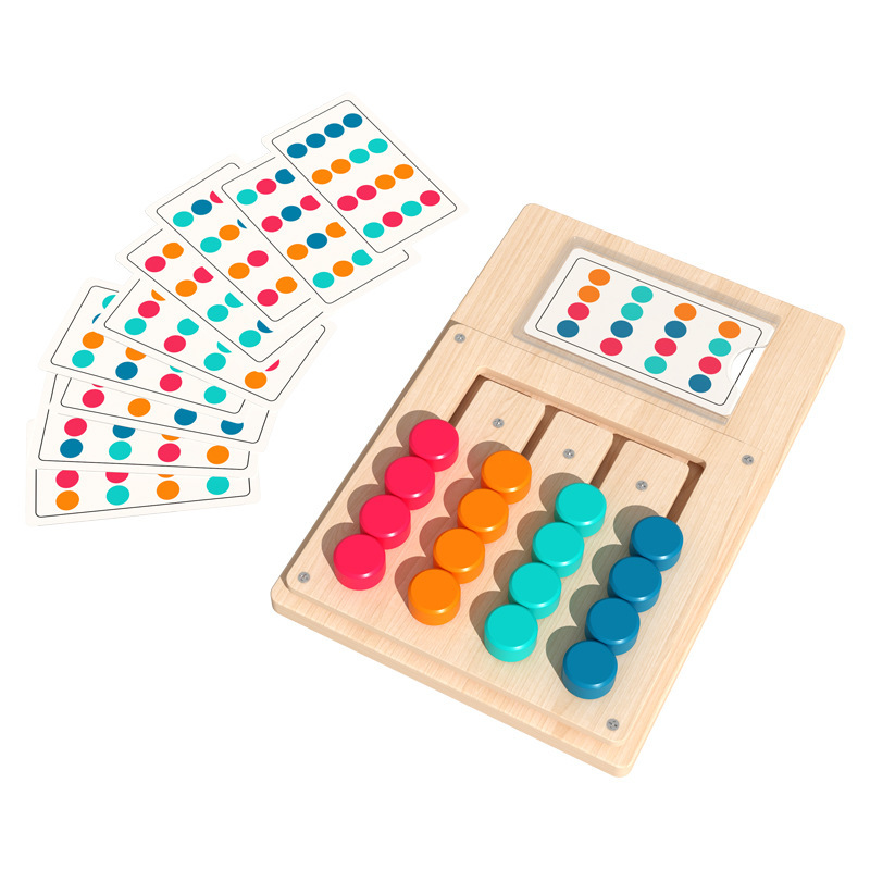 Children Safety Brain Teaser Road Trip Activities Travel Toy Logic Game Slide Puzzles for Kids