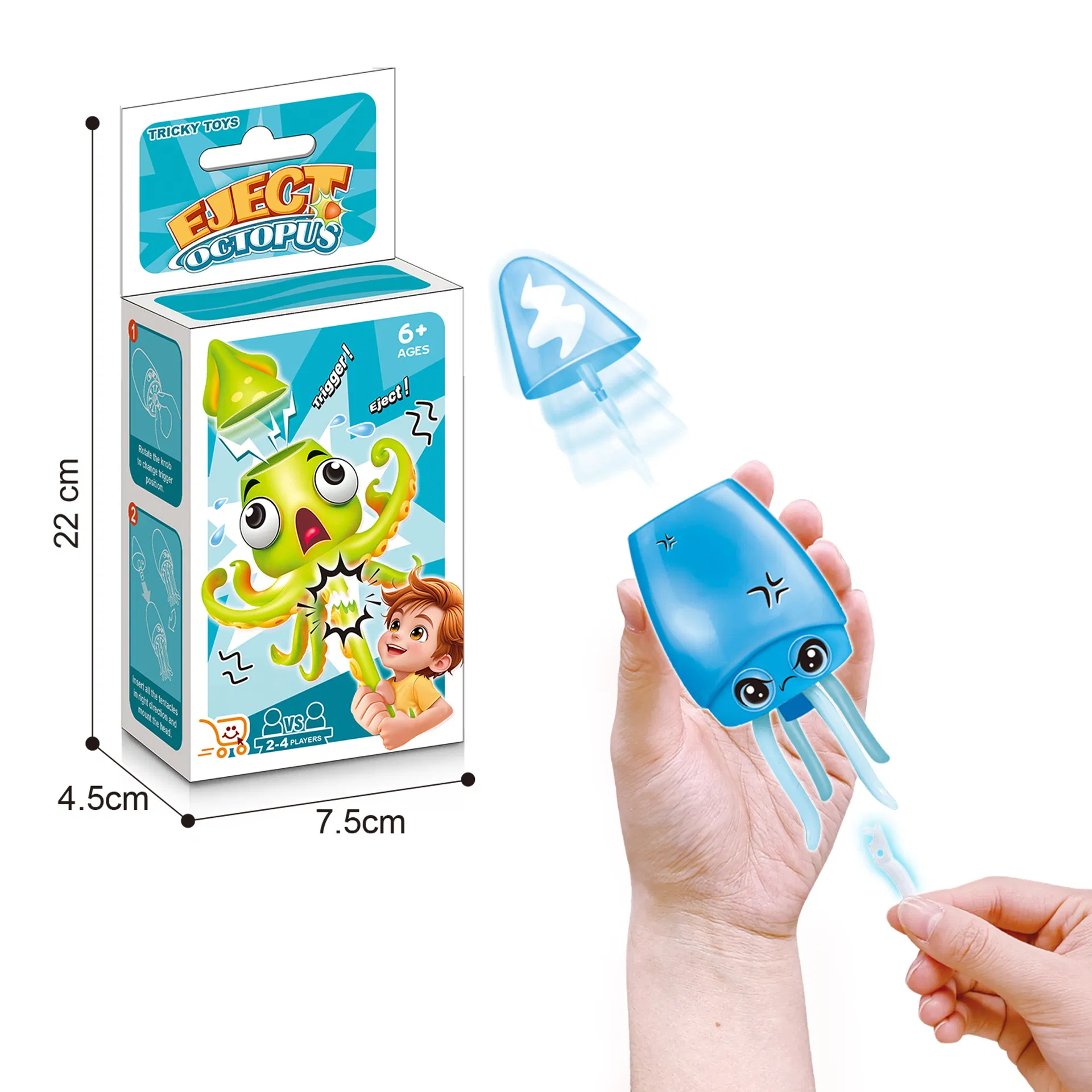Kids Educational Pop up Octopus Launcher Toy