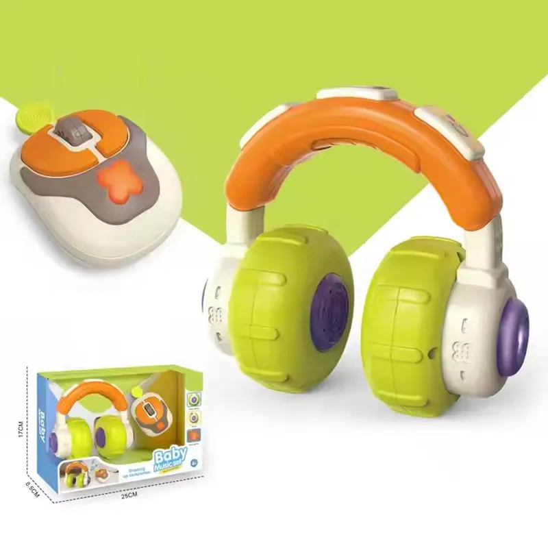 Educational Montessori Learning Headset Mouse Baby Sensory Music Toy