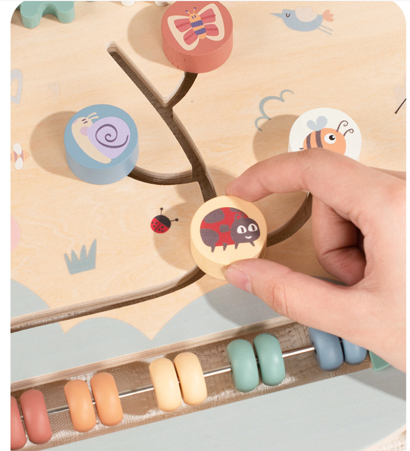 Rainbow Busy Board Detail 7