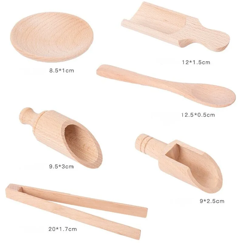 Wooden Sensory Bin Tools 4