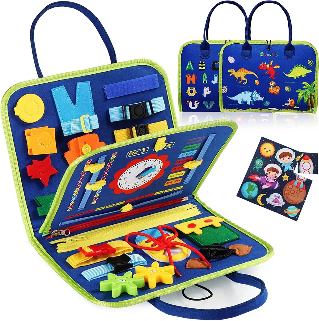 Toddler Busy Board Sensory Board Educational Toy for Learning Fine Motor Skills
