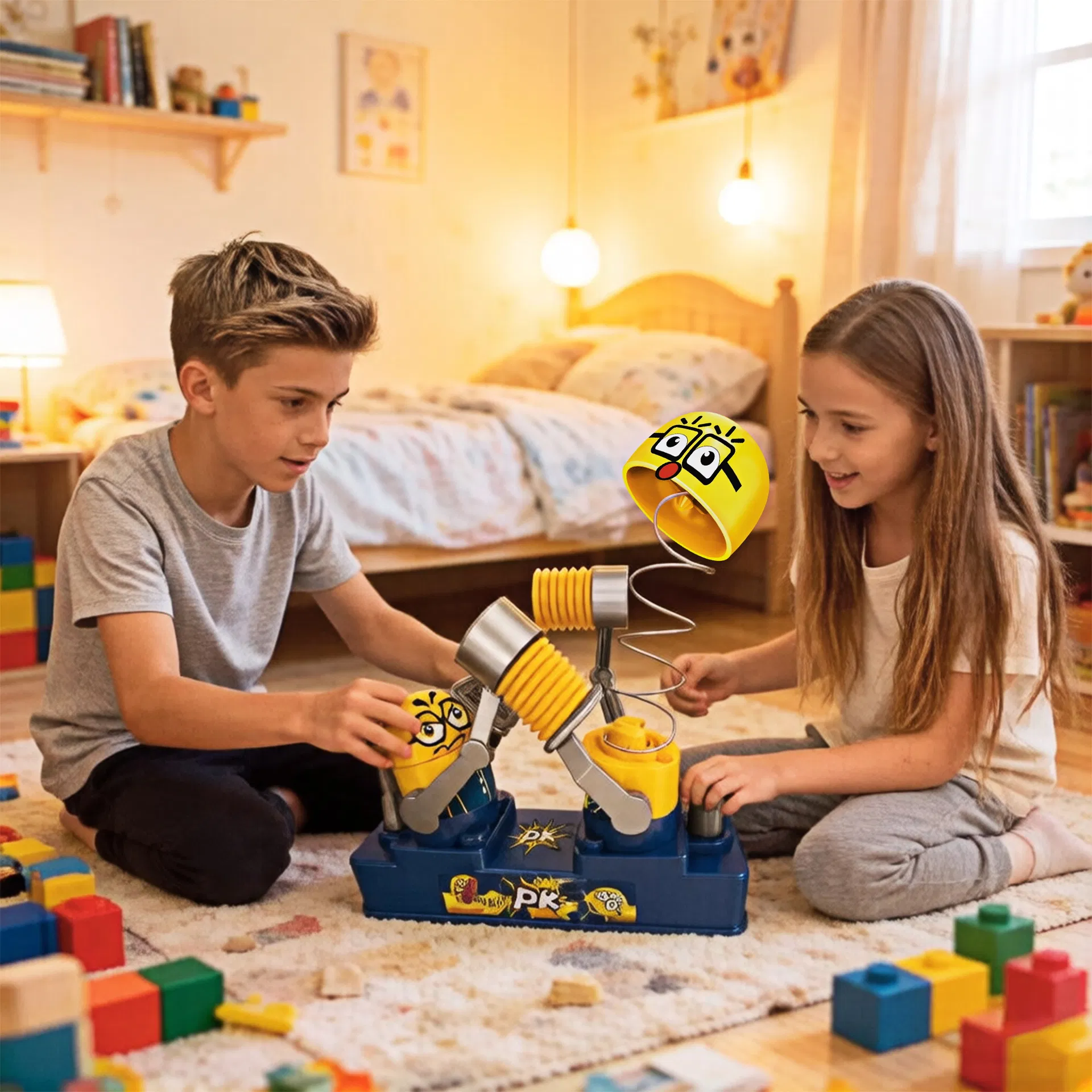 Factory Wholesale Two-Player Fighting Dolls Battle Game Kids Educational Interactive Desktop Duel Toy for Family Party Age 3+