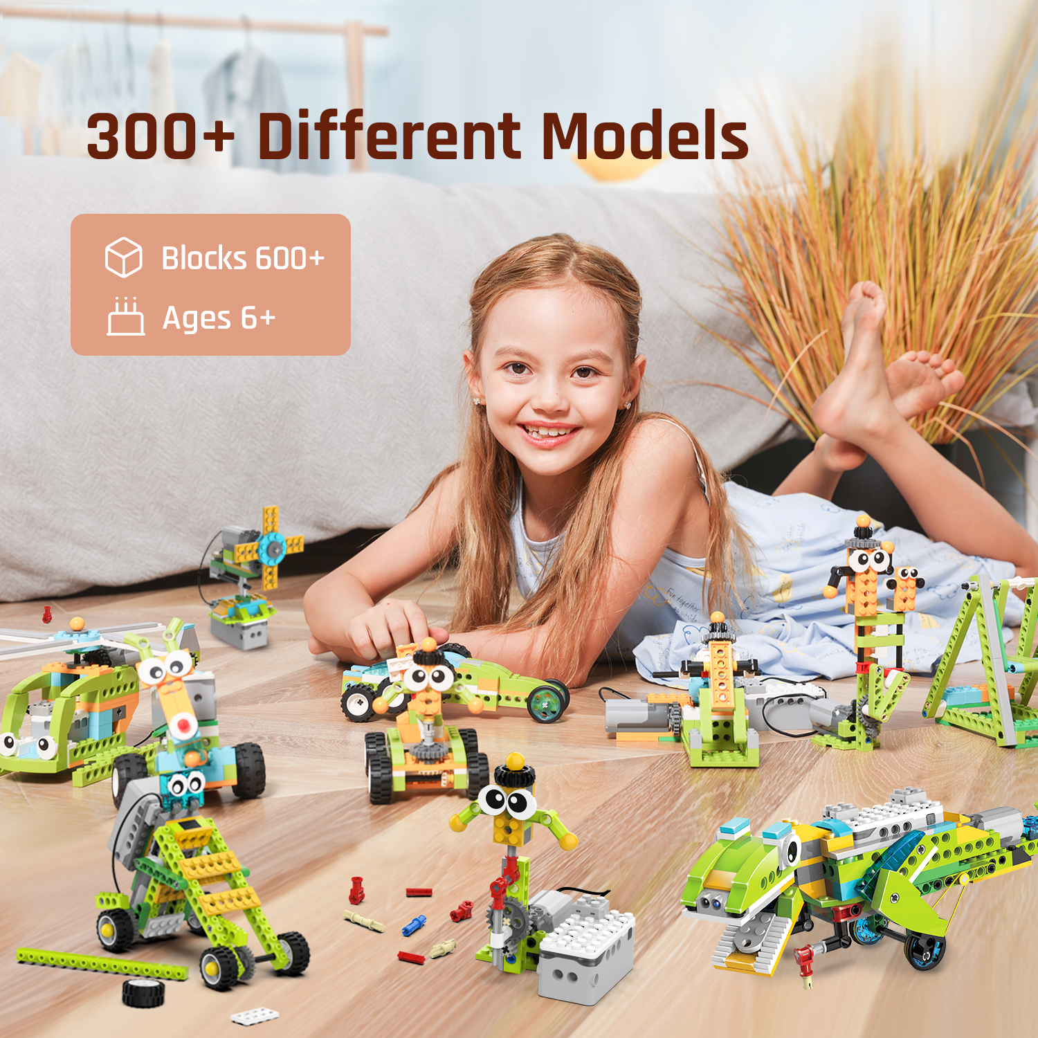 Makerzoid STEM Programming Robot Master Premium Educational Tool Set for Kids 6+ Years 47 Course Robot Toys