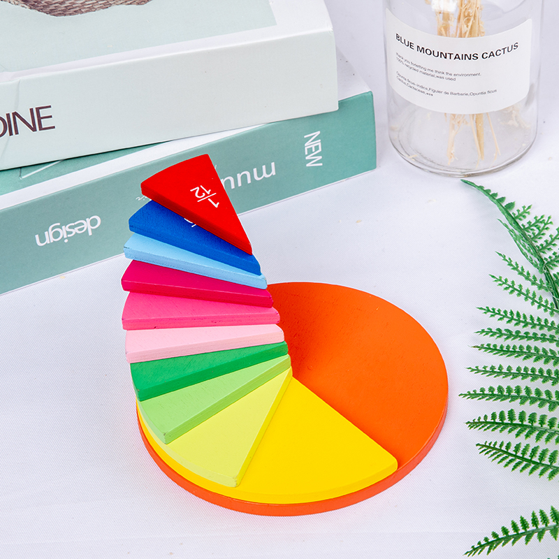 Cheap Hot Sale Toys Mathematics Teaching Aids Fraction Toy Set Intelligence Development Game Souptoys