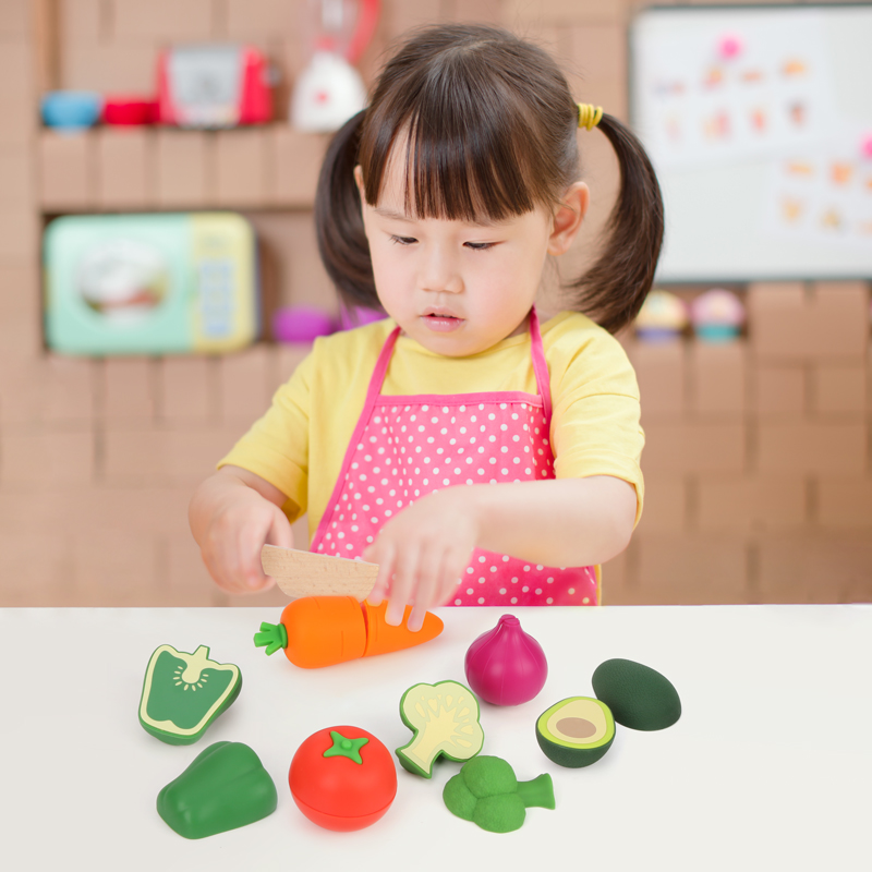 Silicone Fruit Vegetables Cutting Toy