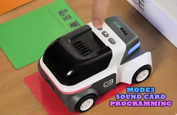 Rechargeable Mini RC Toy Car with 2.4GHz Remote Control Line Following Color Recognition Educational Stem Robotics Vehicle Toys
