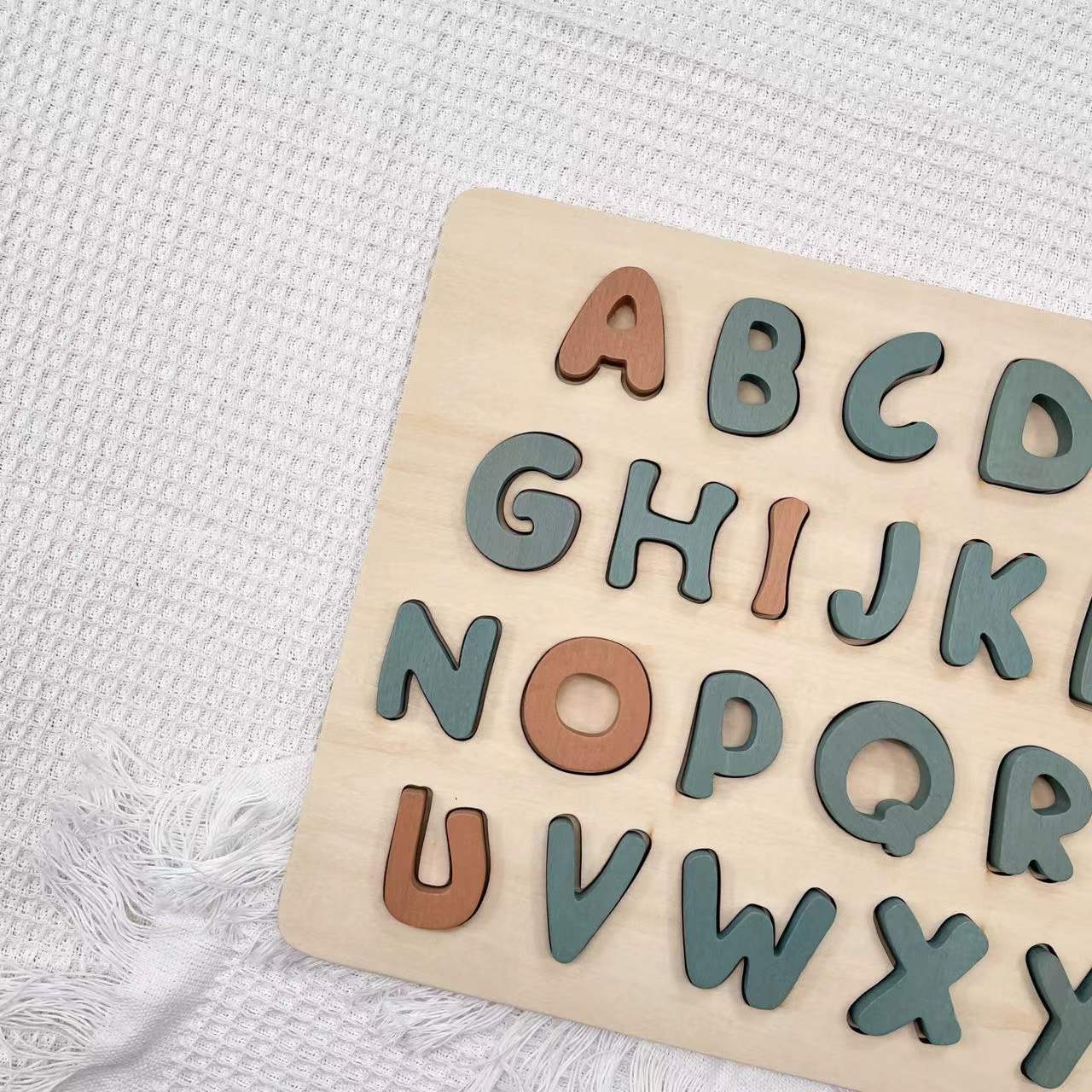 Montessori Letter Matching Board Children Shape Recognition Early Childhood Education Toy Learning Toy