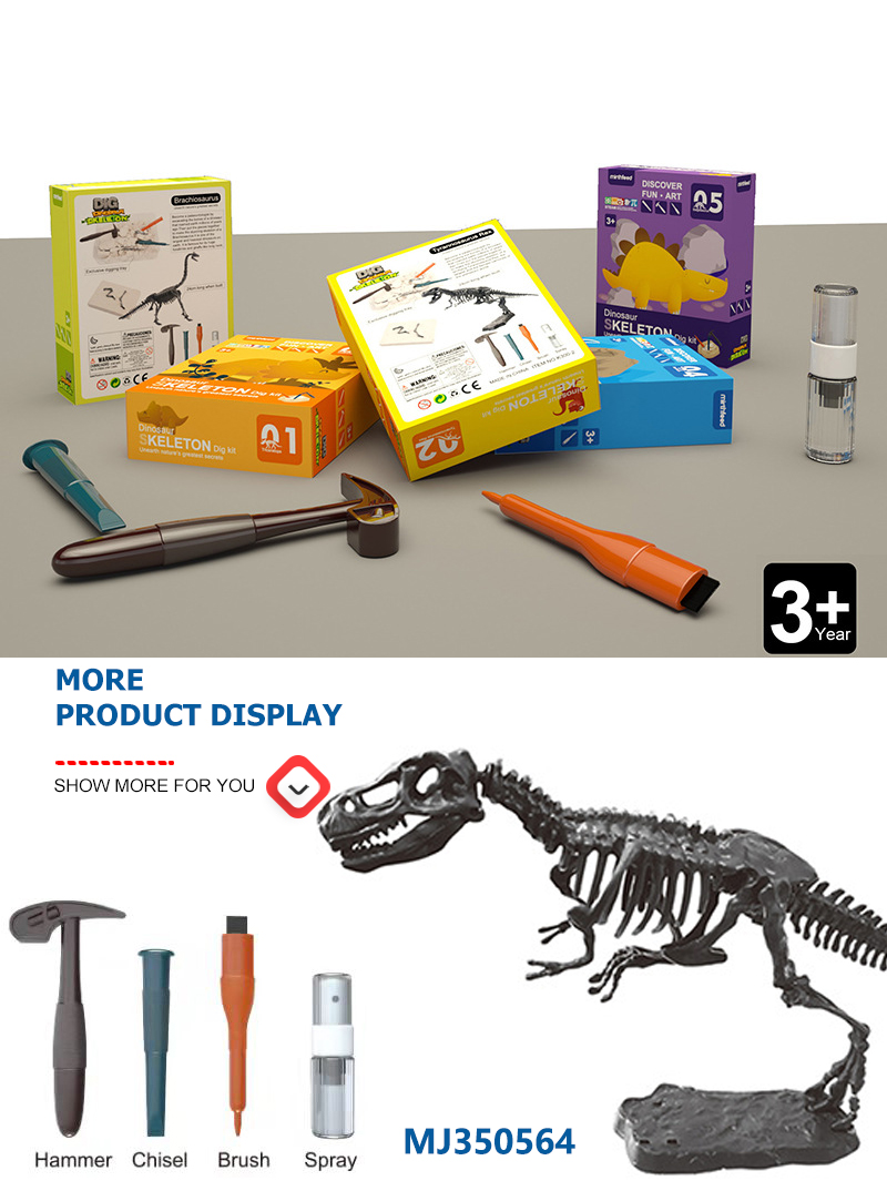 Triceratops skeleton toy