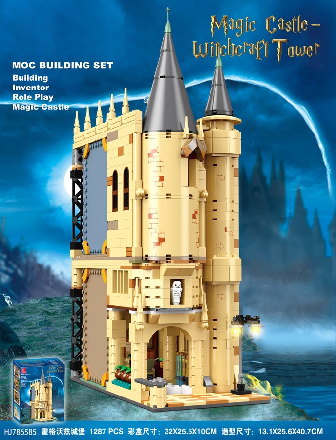 Kids Educational DIY Building Blocks Castle Toy Set Creative Plastic Construction Playset for Boys and Girls Age 3-8 Stem Toys