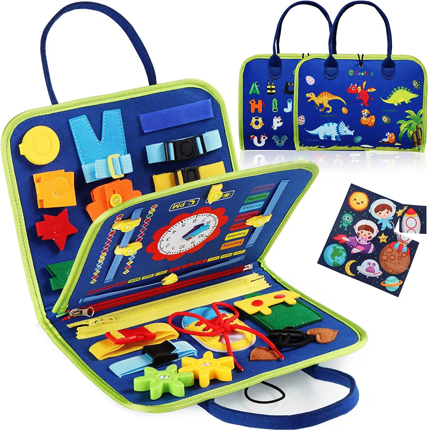 Toddler Busy Board Sensory Board Educational Toy for Learning Fine Motor Skills