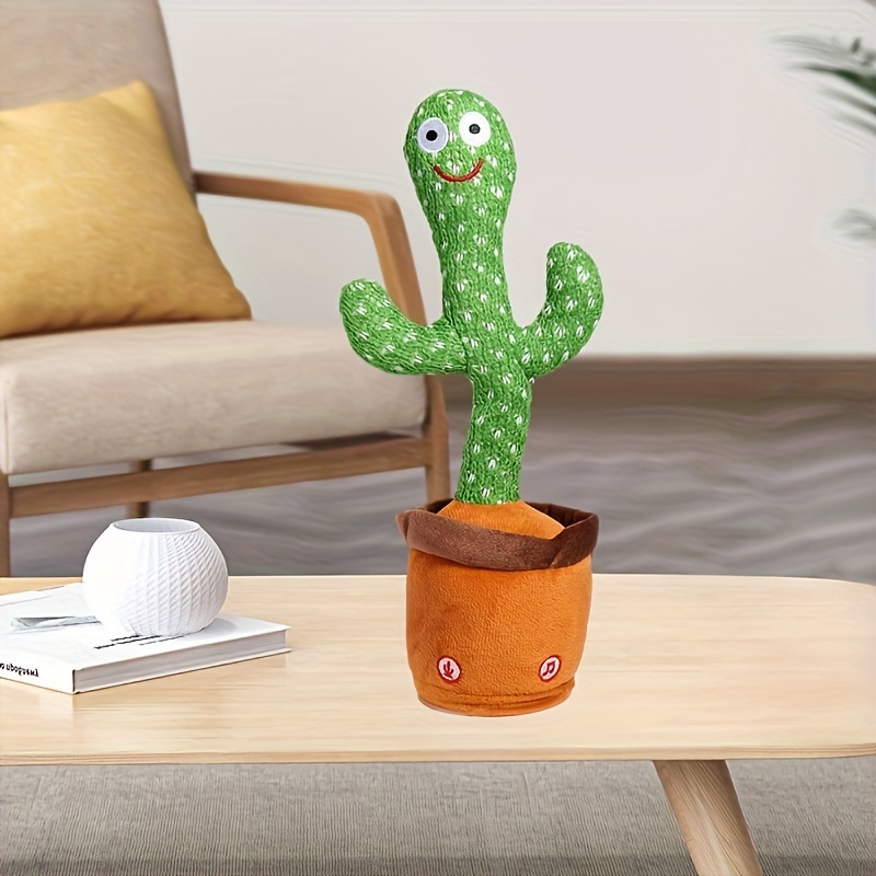 Dance Cactus Talking Cactus Toys LED English Singing Music Toy