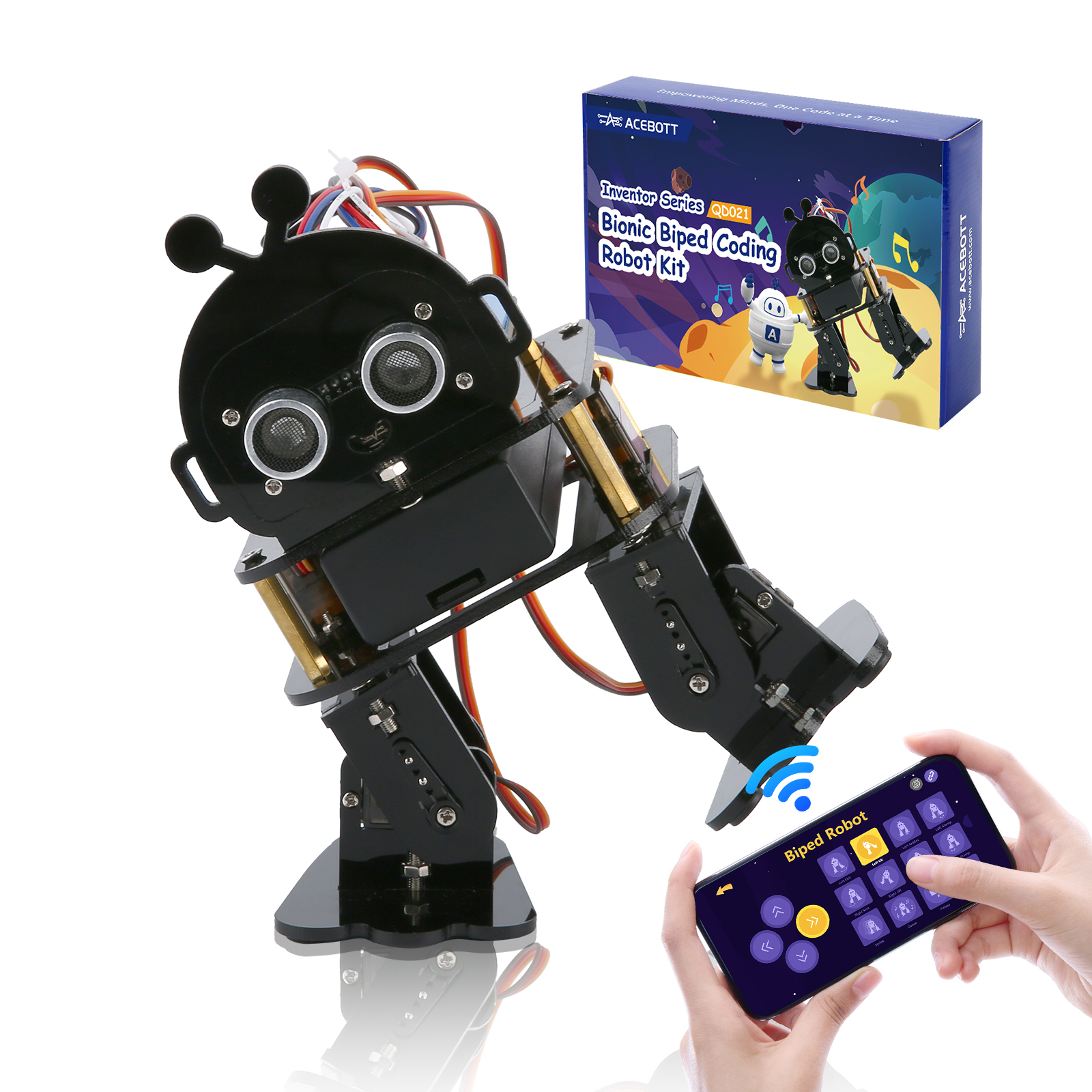 Programming Smart School Children Kids Adults Starter Coding Learning Toys Set DIY Stem Educational Biped Robot Kits for Arduino