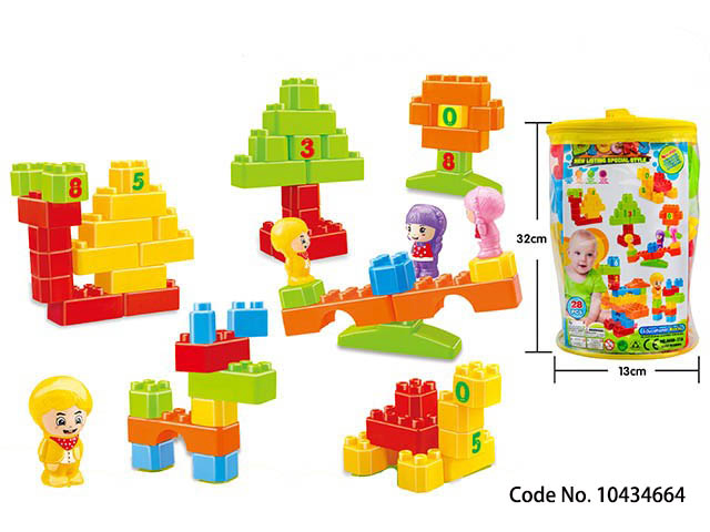 Creative Construction Brick Kids Educational Plastic Building Blocks Toys