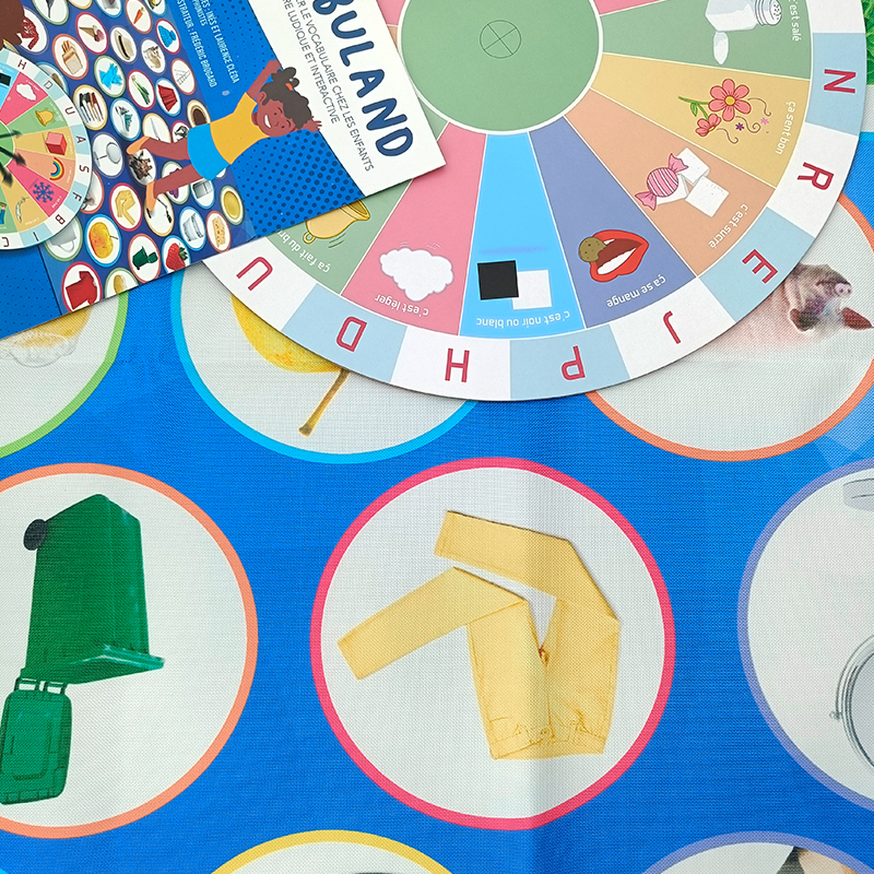Custom Printed Interactive Learning Toy Cognitive Development Activity Set Educational Board Game for Children