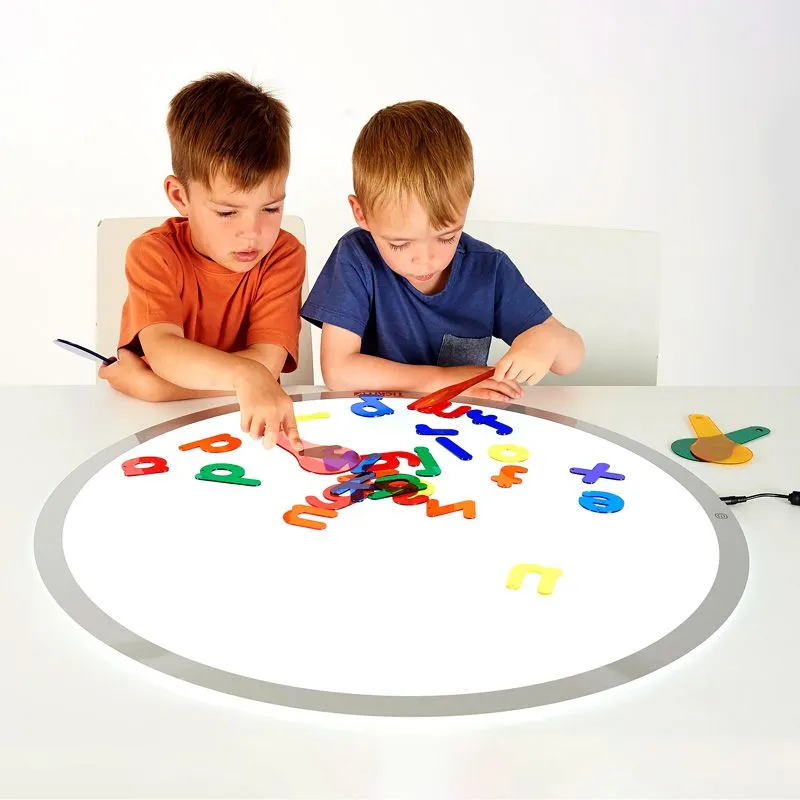New Educational Sience Toys School Play Sensory Preschool LED Light Table Light Panel Pad for Kids