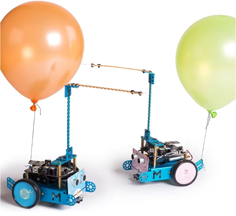 DIY Kids Stem Educational Project Programming Coding Toys 2WD BT Control Makeblock Smart Robot Car Starter Kits Set for Arduino