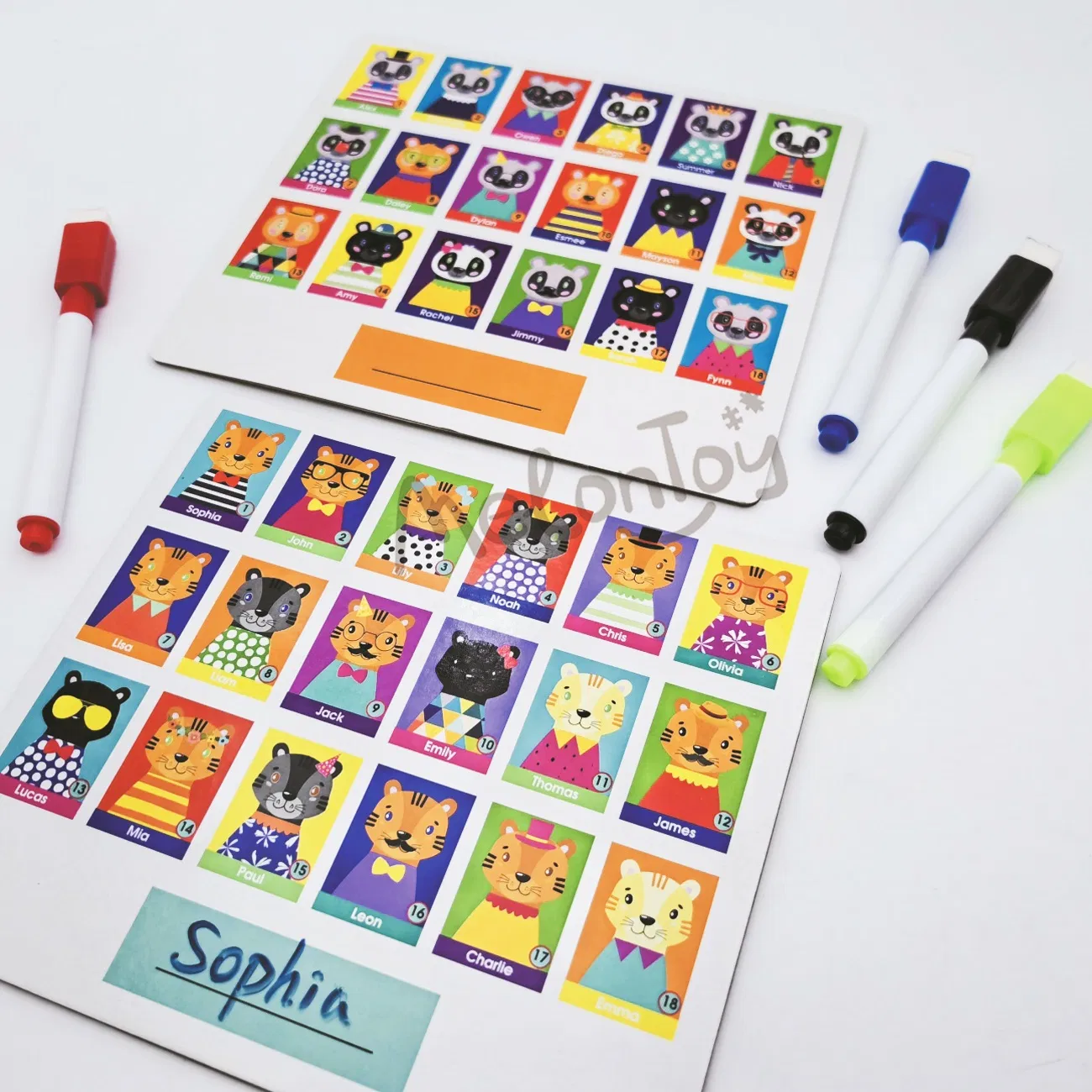 Who's Name Game Card Printing Board Game Children Toy New Design of Classic Children Board Game Educational Toys