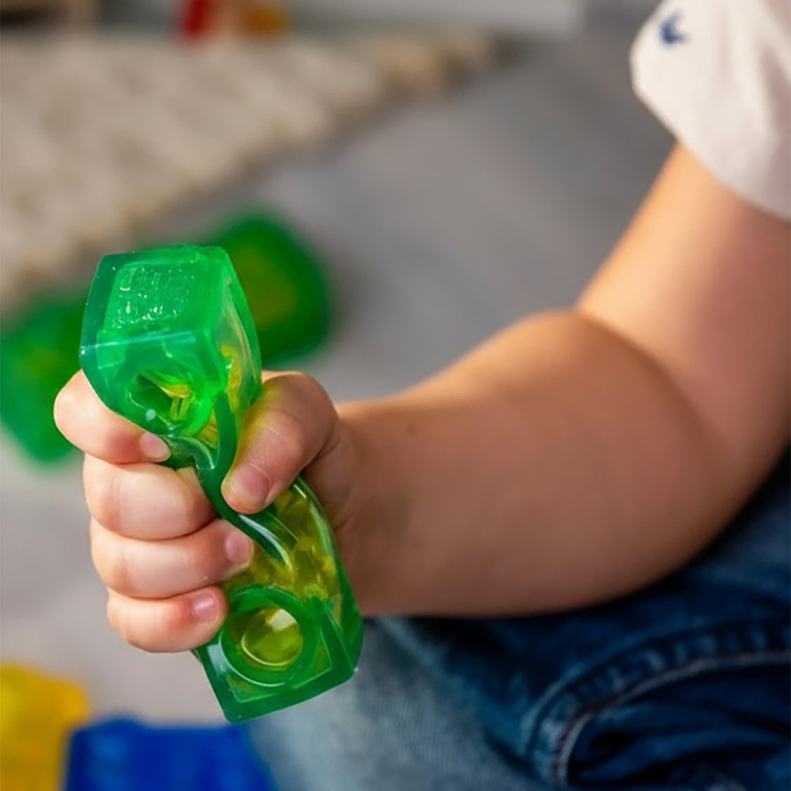 Filling Soft Building Blocks, Transparent and Colorful Jelly Building Blocks, Early Childhood Education for Toddlers