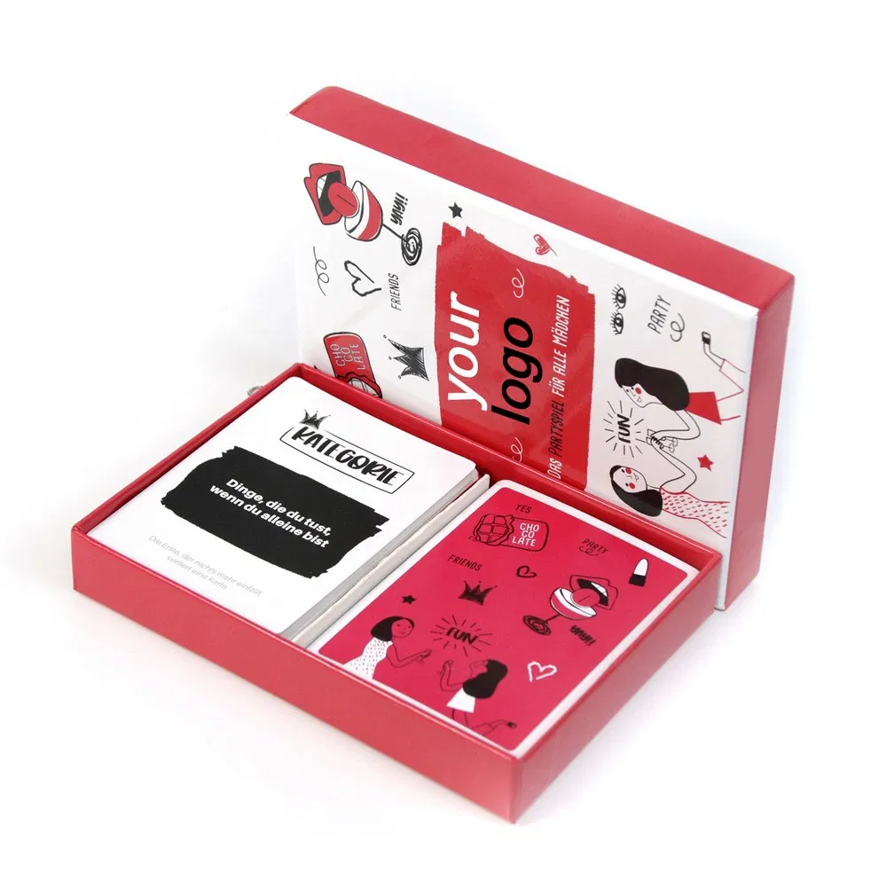 Custom Printing Your Logo Educational Card Game Set Flash Memory Cards Game Table Board Game Sets