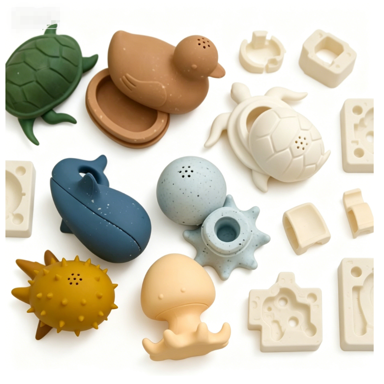 OEM 3D Drawing Customization Food-Grade Silicone Baby Teething Toy Manufacturer