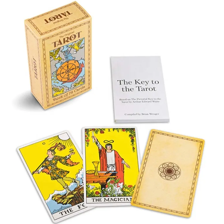 78PCS Tarot Deck Cards English Version Future Telling Fortune Telling Cards Games