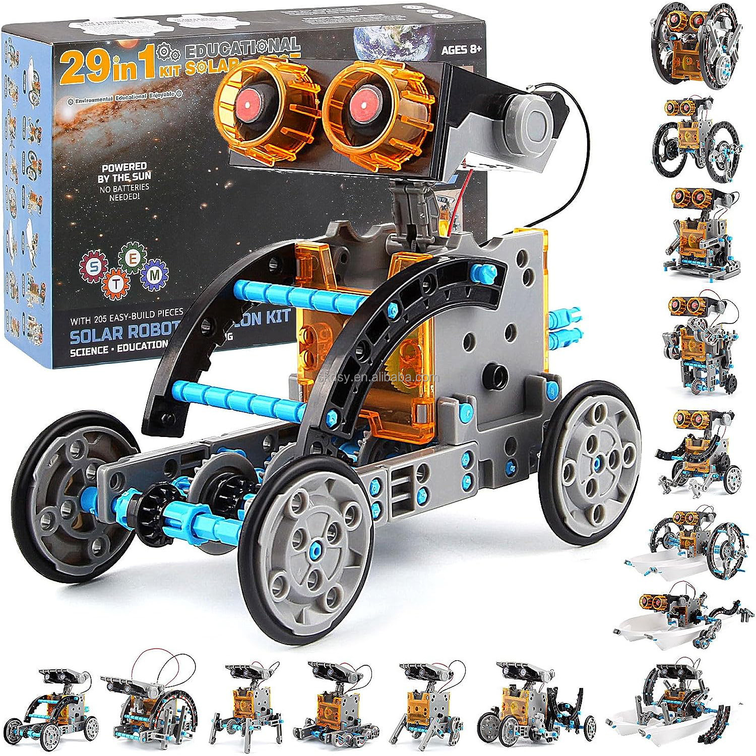 12-In-1 Solar Robot Kit