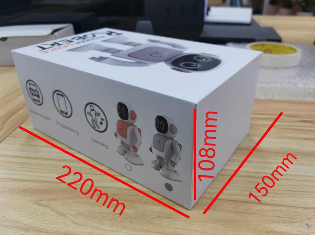 Smart Educational Chatting RGB LED Dancing Robot Toy with for & USB-C Programming Speaker-Creative Gift