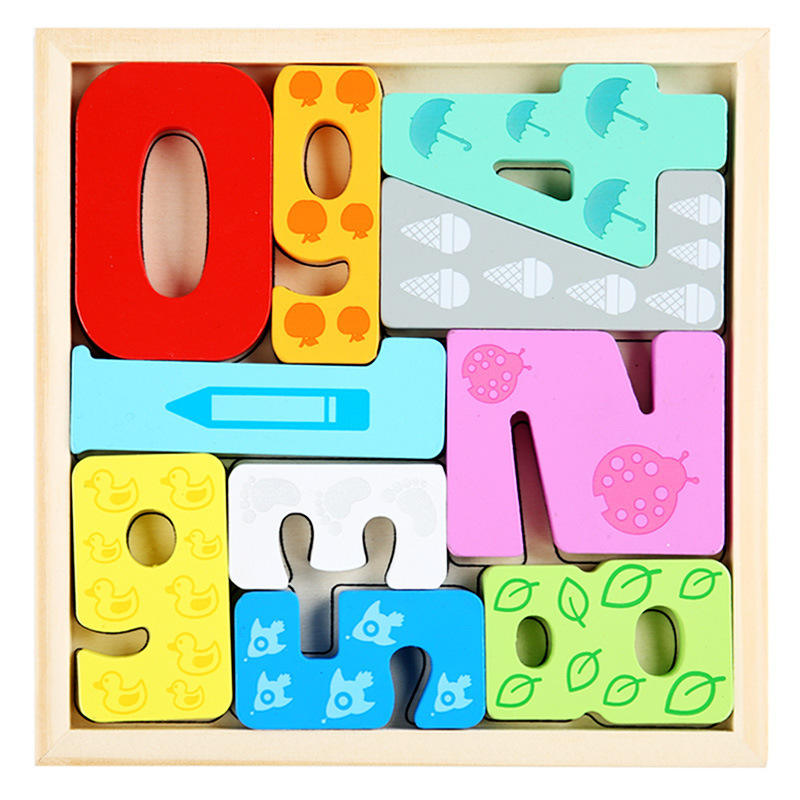 Wholesale Cartoon Animal 3D Jigsaw Puzzle Board Montessori Education Early Learning Assembling Block for Kids