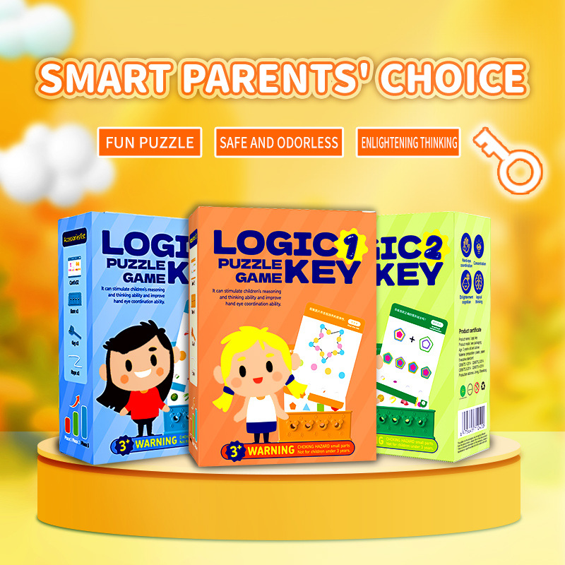 Montessori Logic Key Puzzle Game Detail 1