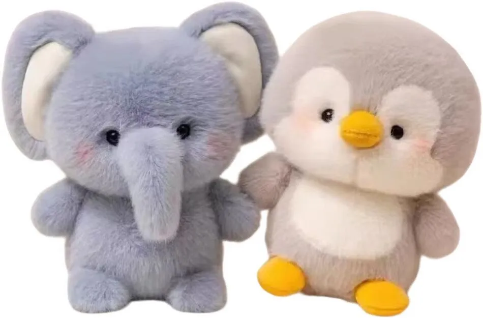 Wholesale Cute Stuffed Elephant Doll Toy Comfort Stress Relief Learning Buddy Small Animal Plush Toy