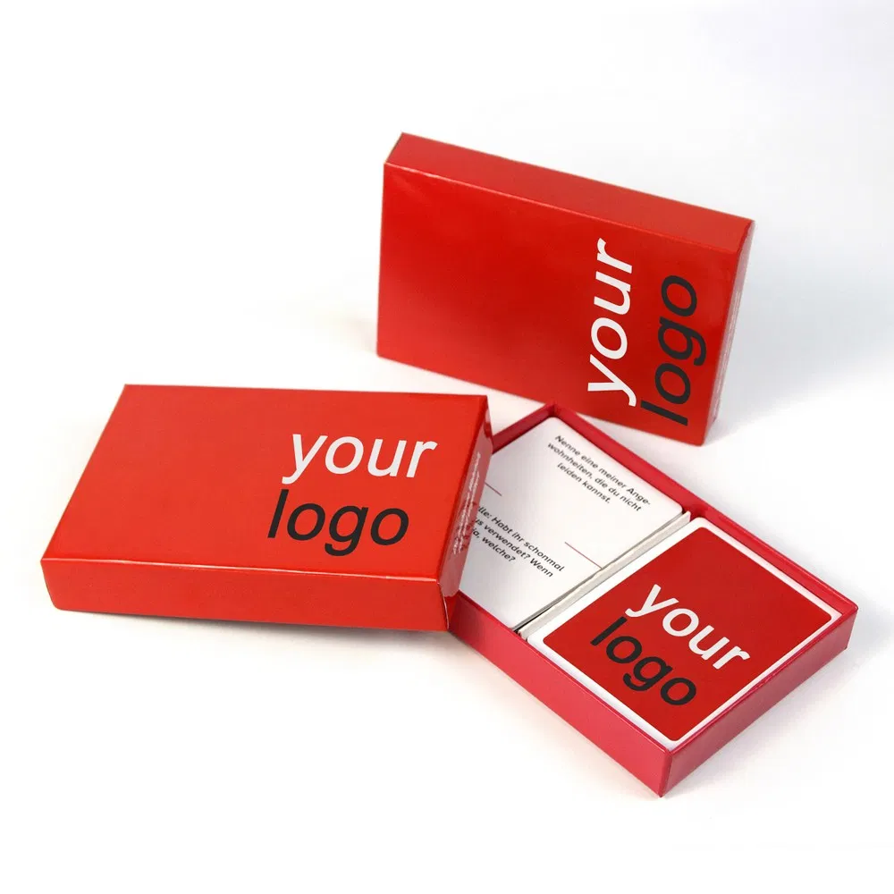 Custom Printing Your Logo Educational Card Game Set Flash Memory Cards Game Table Board Game Sets
