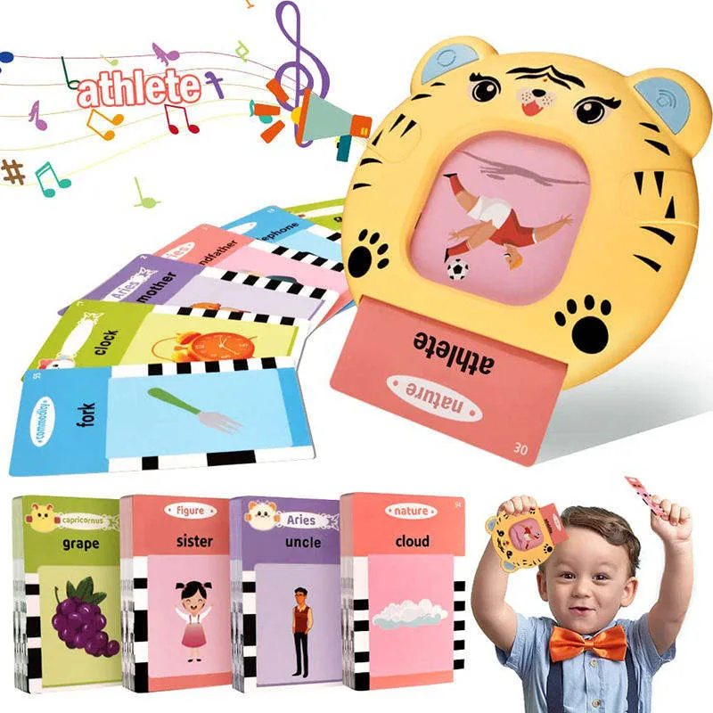 Toddler Flash Cards Learning Baby Flash Cards Learning Machine Educational Toys
