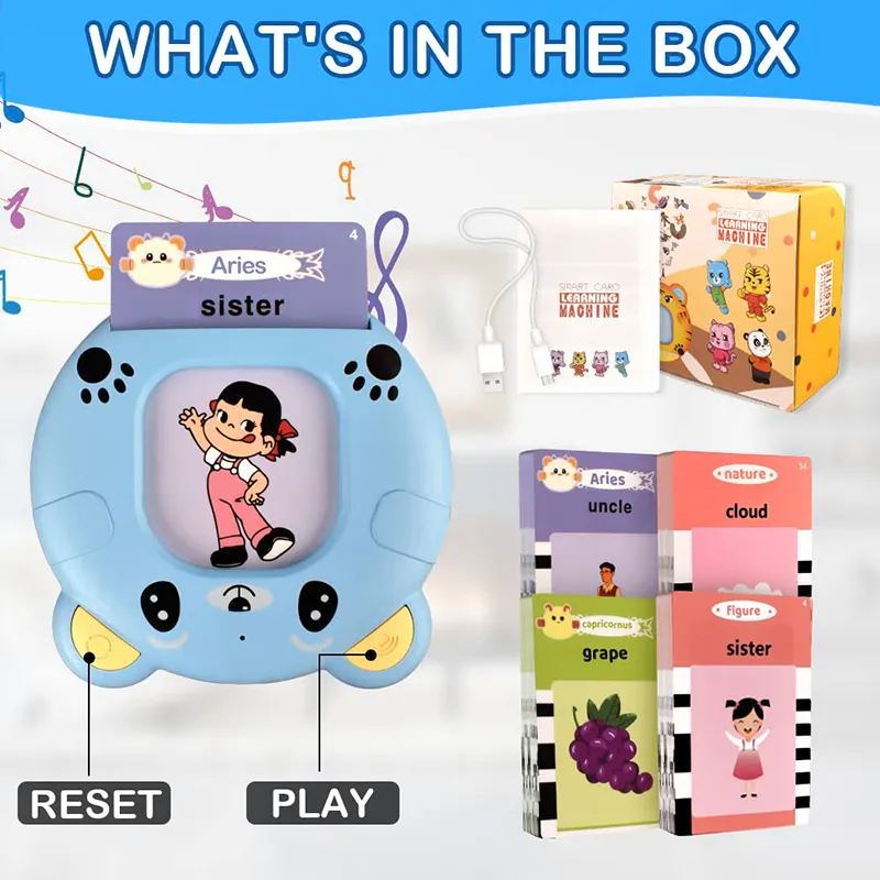 Toddler Learning Flash Card Set - Educational Toys for Kids