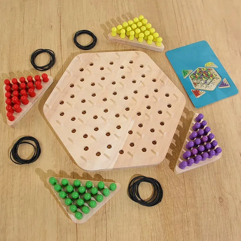 Wooden Chain Chess Triangle - Product View