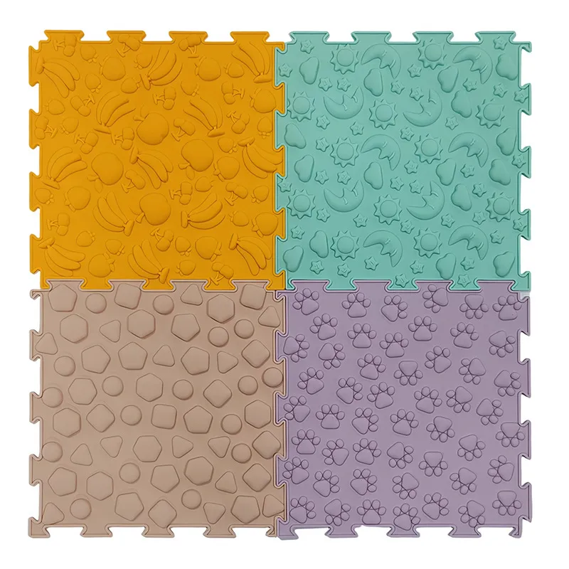 Sensory Toy Baby Crawling Mat Baby Play Mat Anti-Slip Pad Learning Kids Play