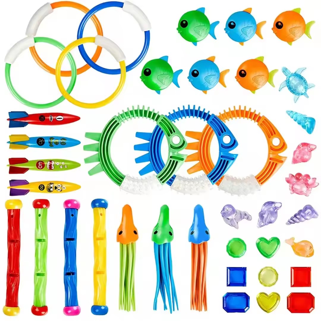 Dive Sticks Pool Outdoor Underwater Educational Training Pool Colorful Swimming Toy Sinking Fun Throwing Sticks for Kids Gifts